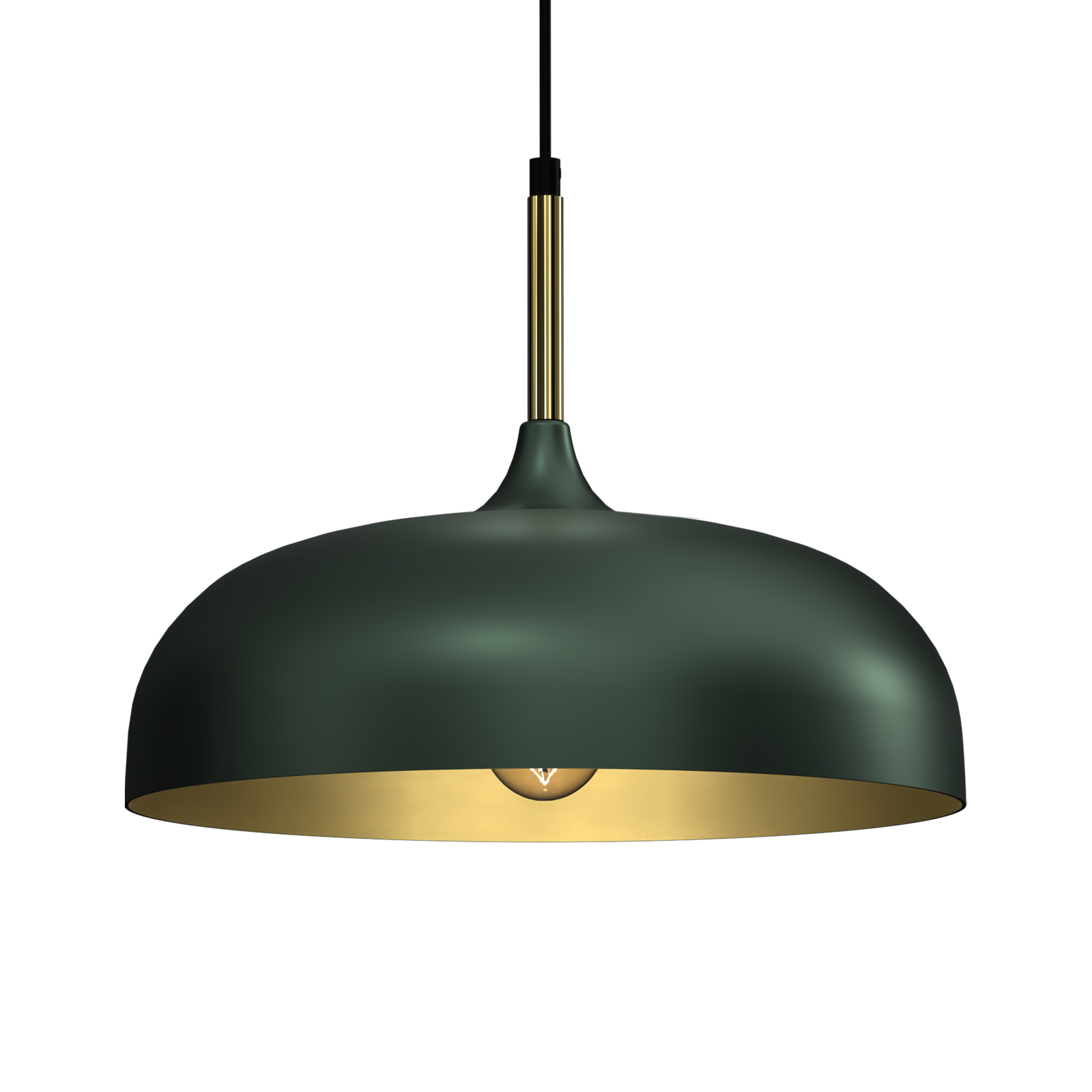 Pendant Lamp Lincoln 1xe27 35cm | 35cm | Green
