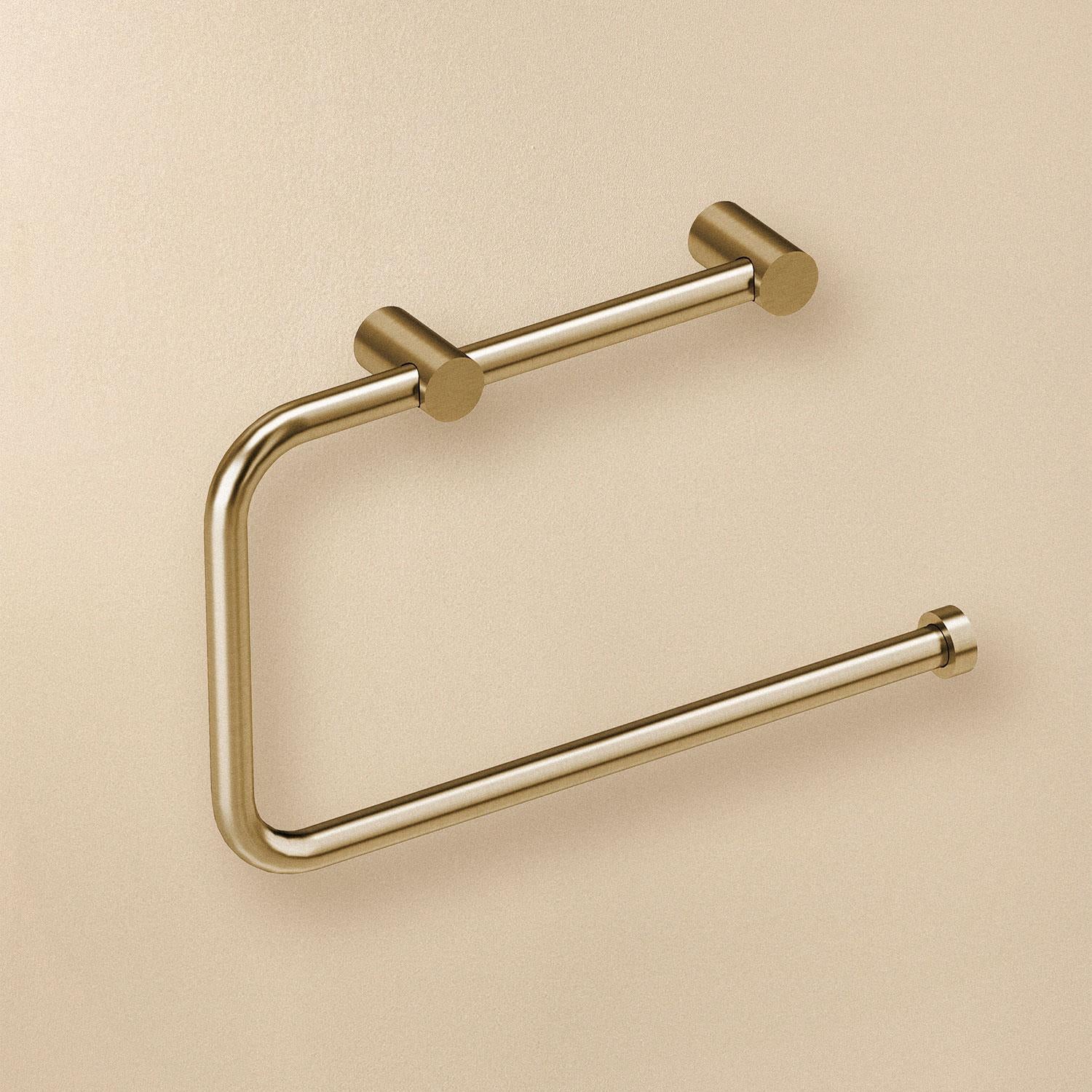 Towel Ring, Brushed Logic Collection | Brushed Brass