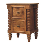 Barley Twist 2-drawer Bedside