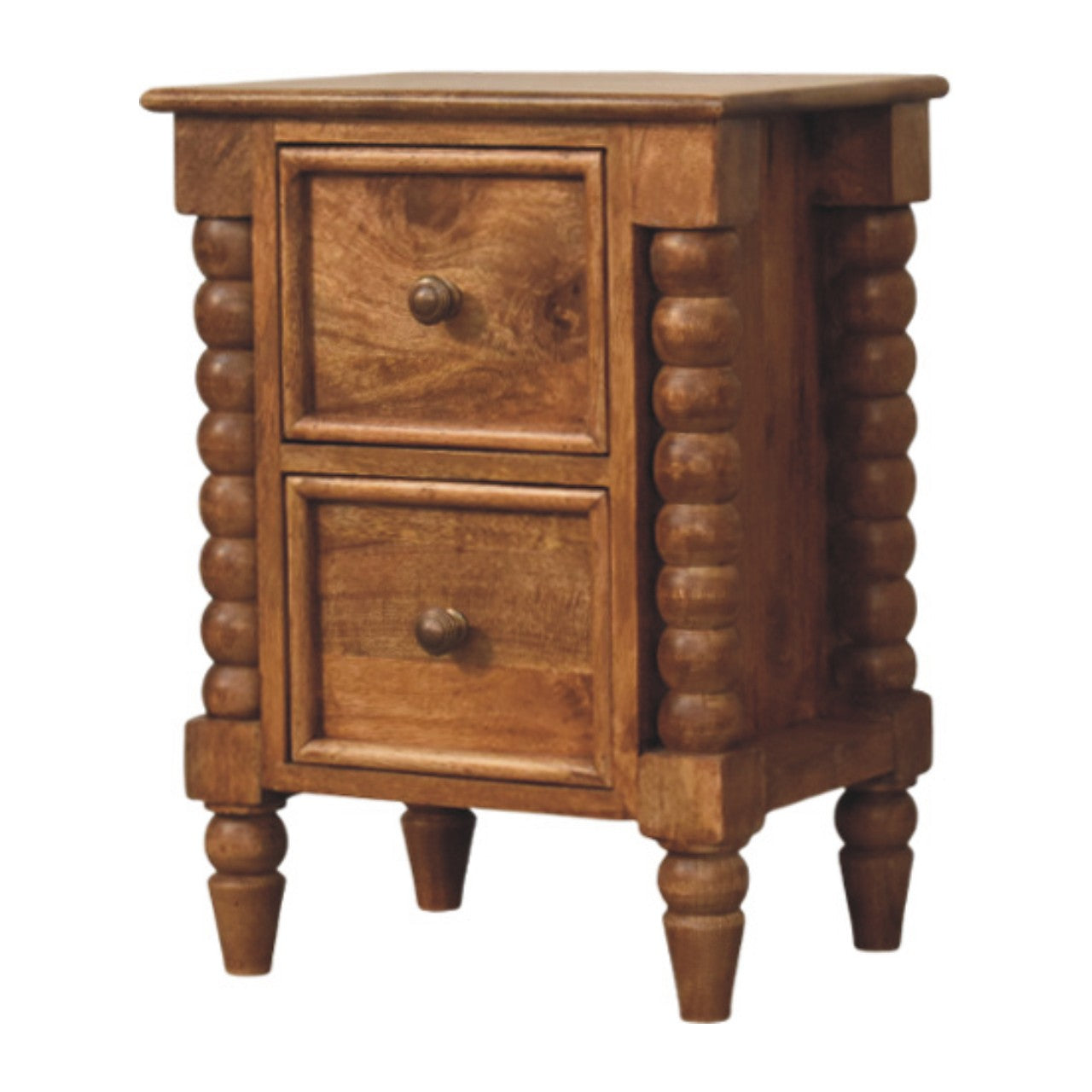 Barley Twist 2-drawer Bedside