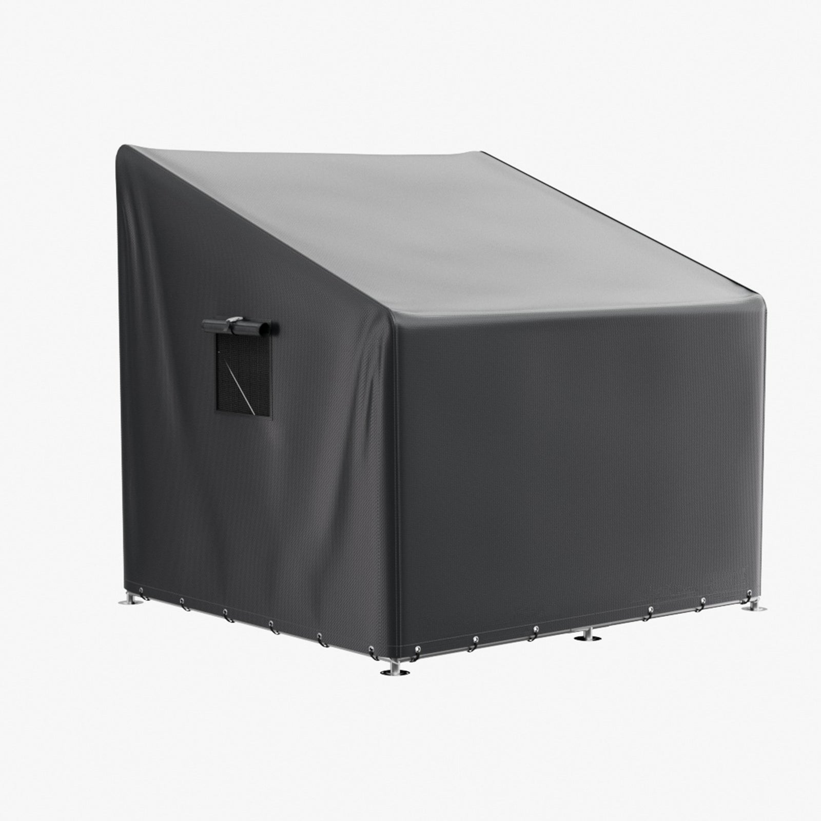 6 X 5ft Outdoor Garden Storage Shelter Bike Tent With Roll-up Zipper Door | Black