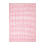 Cotton Gingham Check Rug Hand Woven | 170cm | Pink