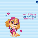 Paw Patrol Father's Day Card 'from Your Daughter' Official Product