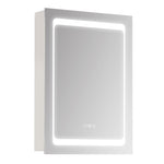 Led Lighted Bathroom Mirror Cabinet With Shelves