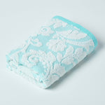 Damask 100% Turkish Cotton 600 Gsm Towels | Hand Towel | Aqua