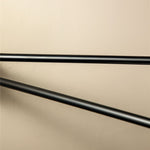 Double Towel Rail, Swivel, Easy To Install, Matt Black, Next Collection