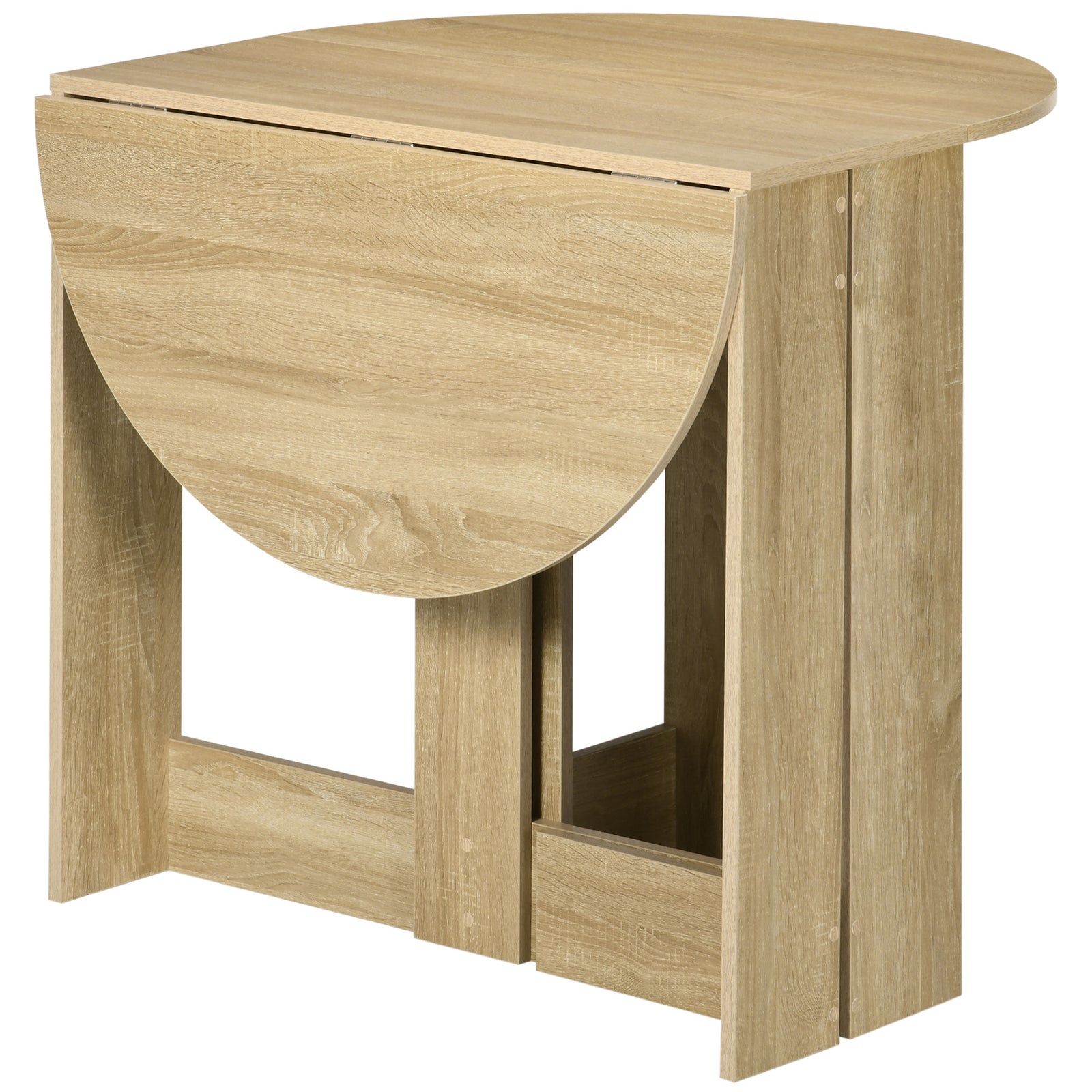 Folding Drop Leaf Dining Table Foldable Dinner Table | Natura