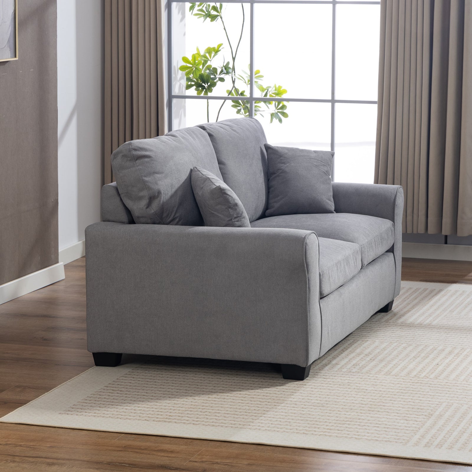 Lewiston Fabric Pull Out Sofabed | Grey