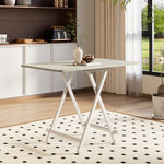 Folding Wooden Dining Table | 60cm x 100cm | White