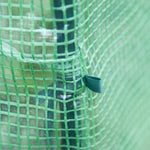 100x50x150cm Greenhouse Pe Cover W/ Roll-up Door - Green