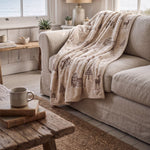 Norway Fleece Throw | 130cm x 170cm | Cream