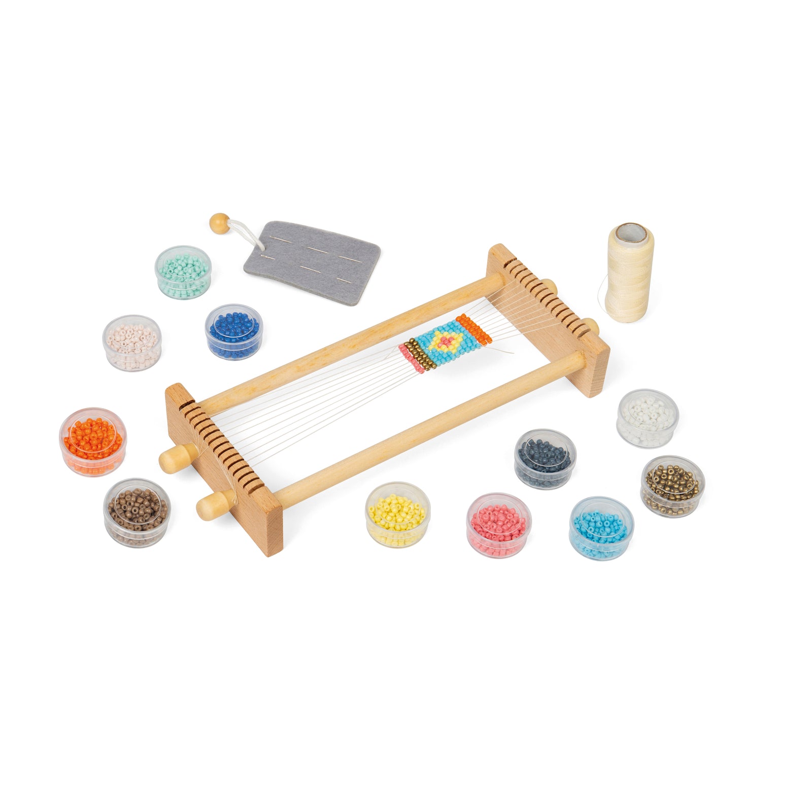 Bigjigs Toys Bead Weaving Loom For Kids