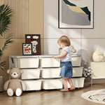 Kids Storage Units With Drawers 3 Tier Chest Dresser Tower | Cream