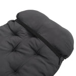 Rocking Chair Tufted Seat Pad Non-slip Seat Cushion | Dark Grey
