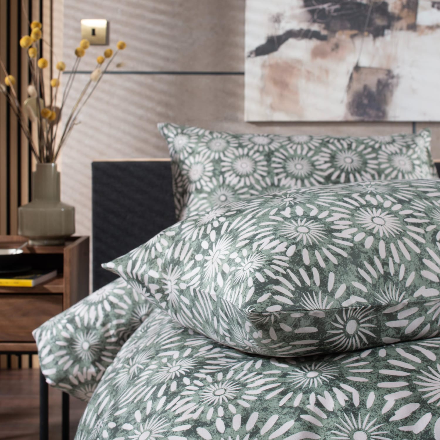 Studio Thompson Sage Cotton Duvet Cover Set | Double