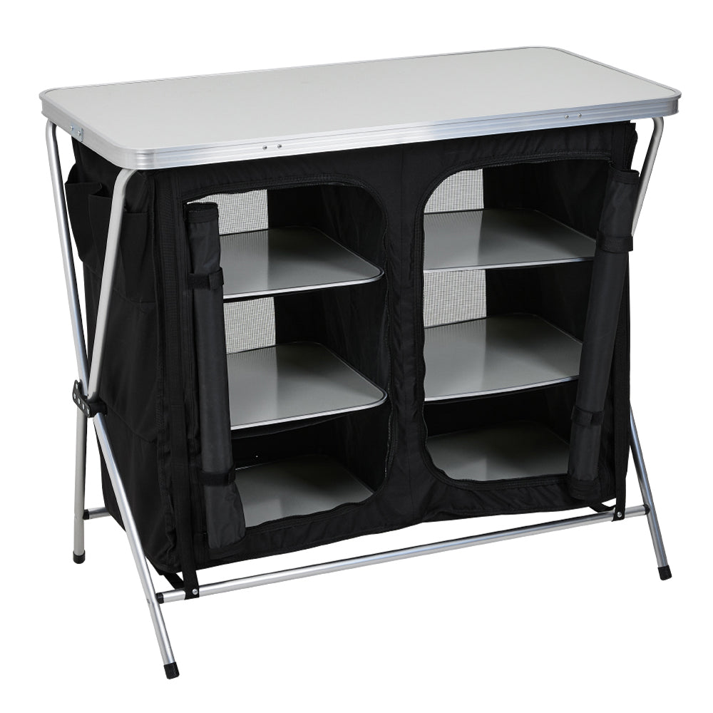 6-tier Portable Aluminium Alloy Camping Table