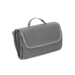 Grey Tweed Picnic Blanket