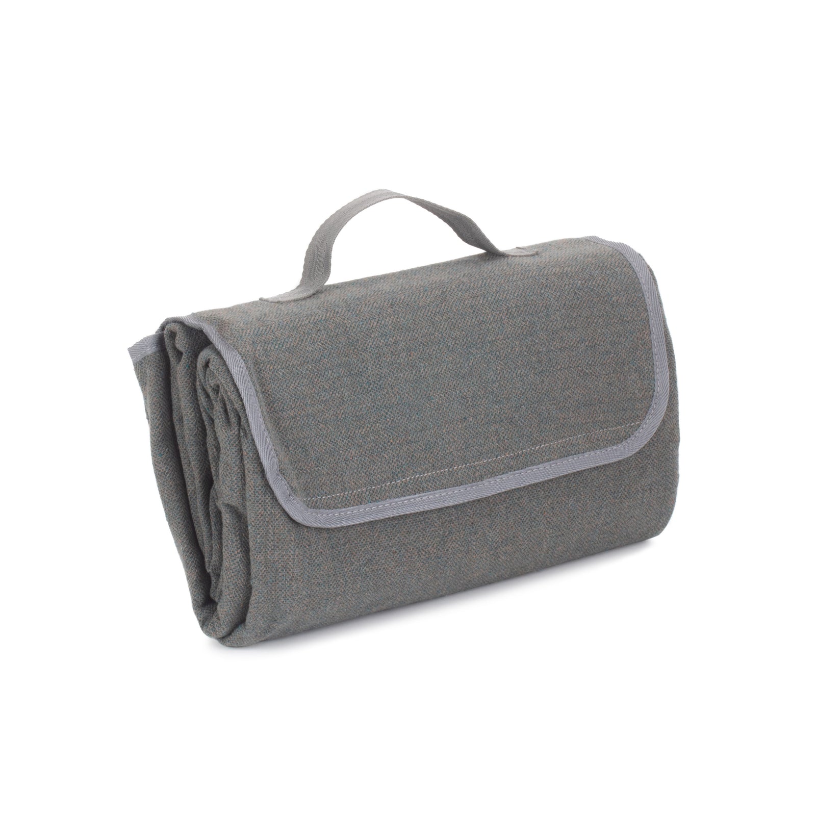 Grey Tweed Picnic Blanket