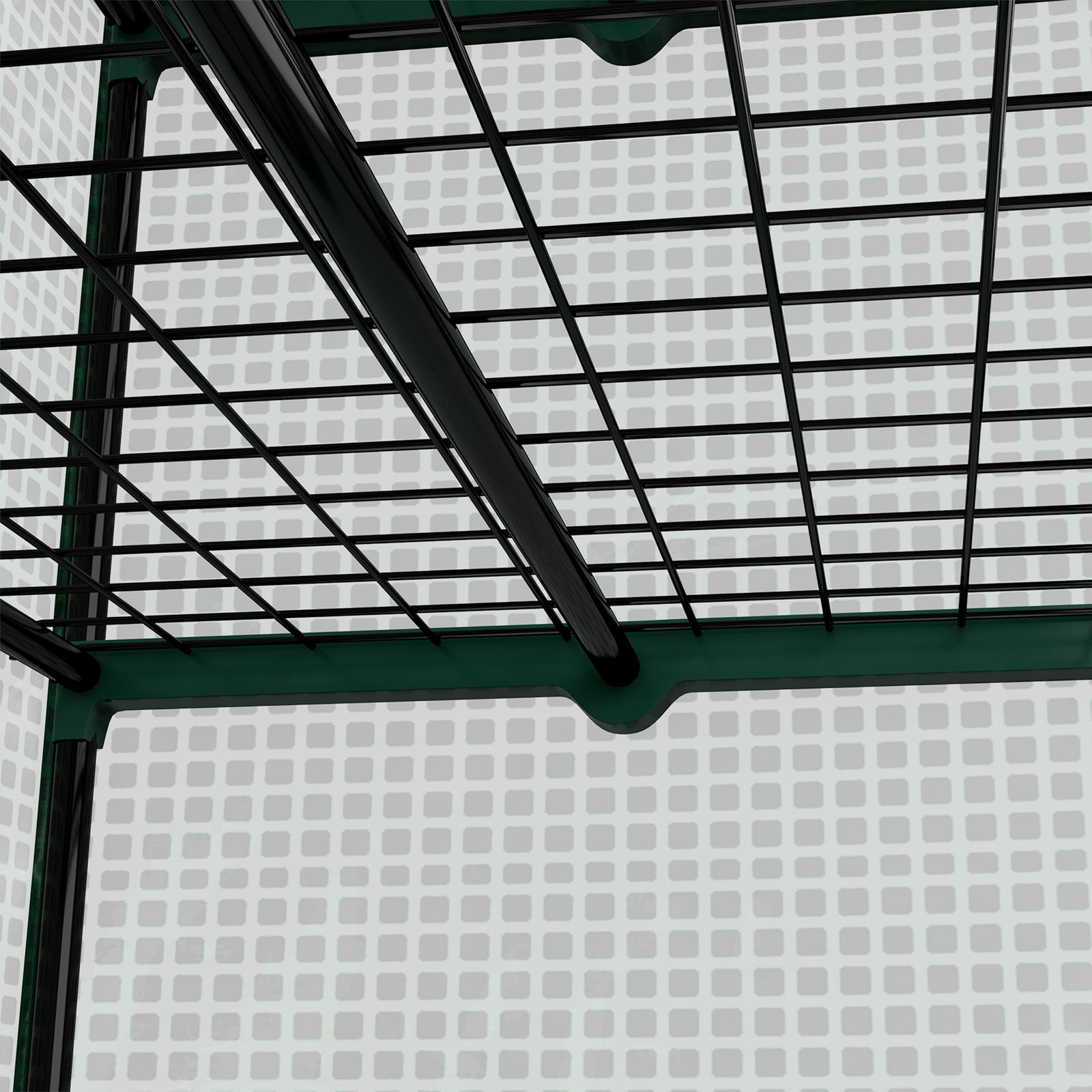 90x49x160cm Small Greenhouse W/ Shelves - Green