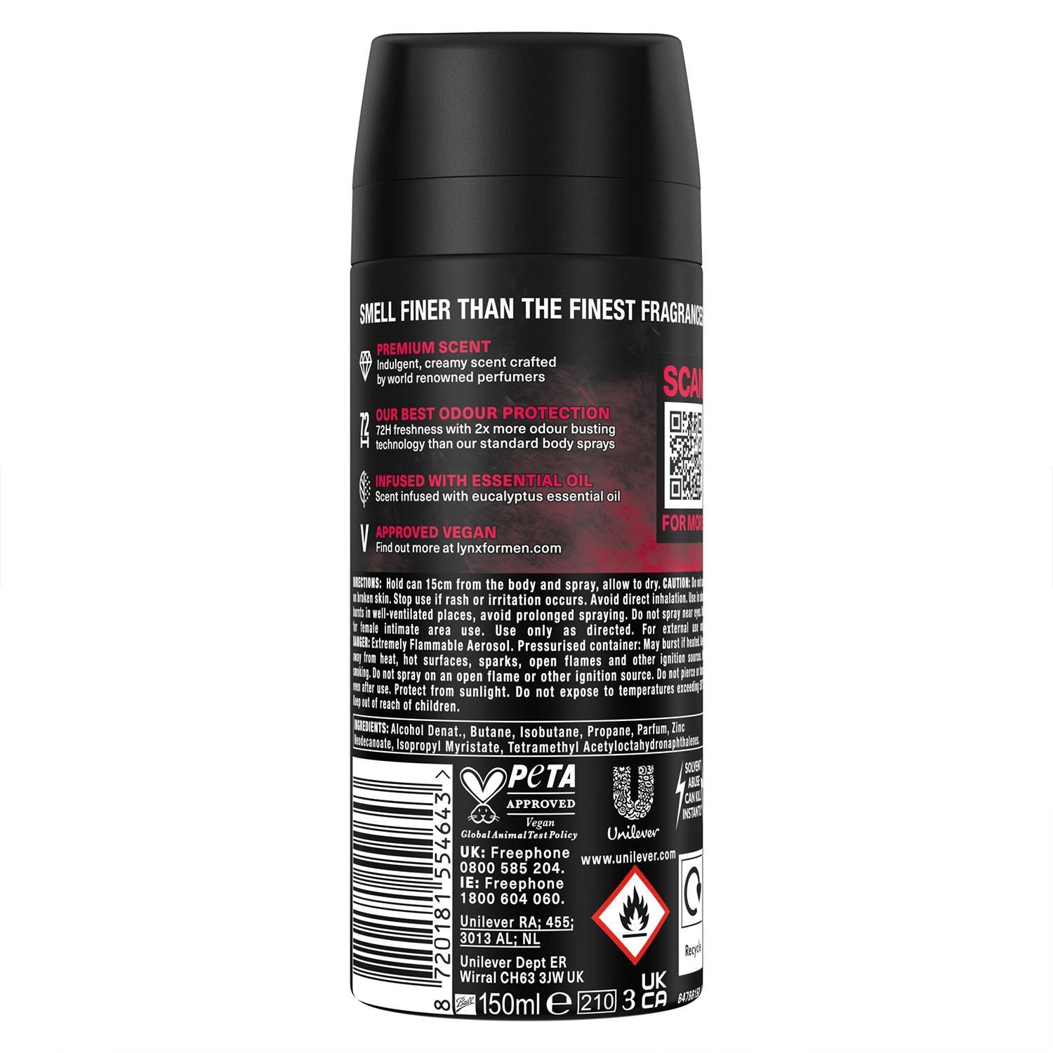 Lynx Fine Fragrance Cherry Spritz Bundle Body Wash For Men