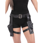Smiffys Thigh Holster Belt & X2 Guns