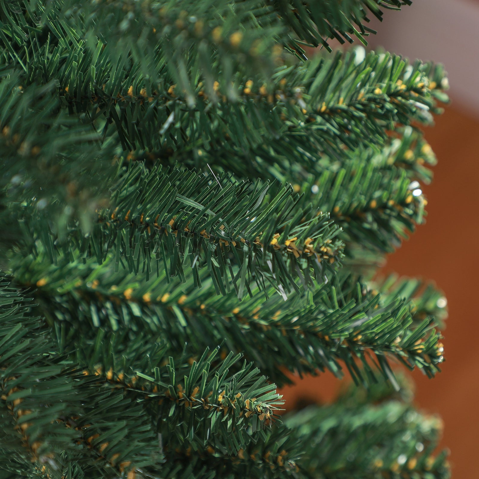 5/6/7ft Artificial Pencil Christmas Tree Realistic Green/White | 7ft | Green