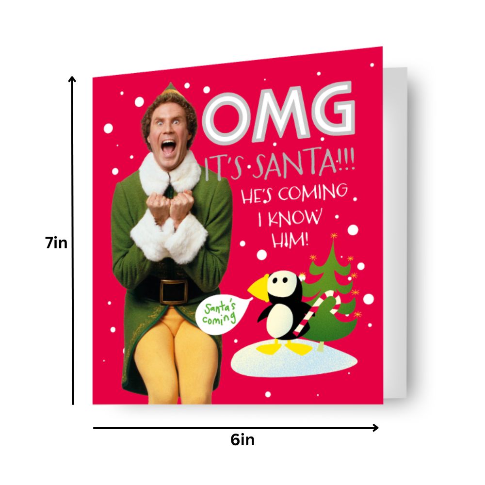 Elf Christmas Card Official Product