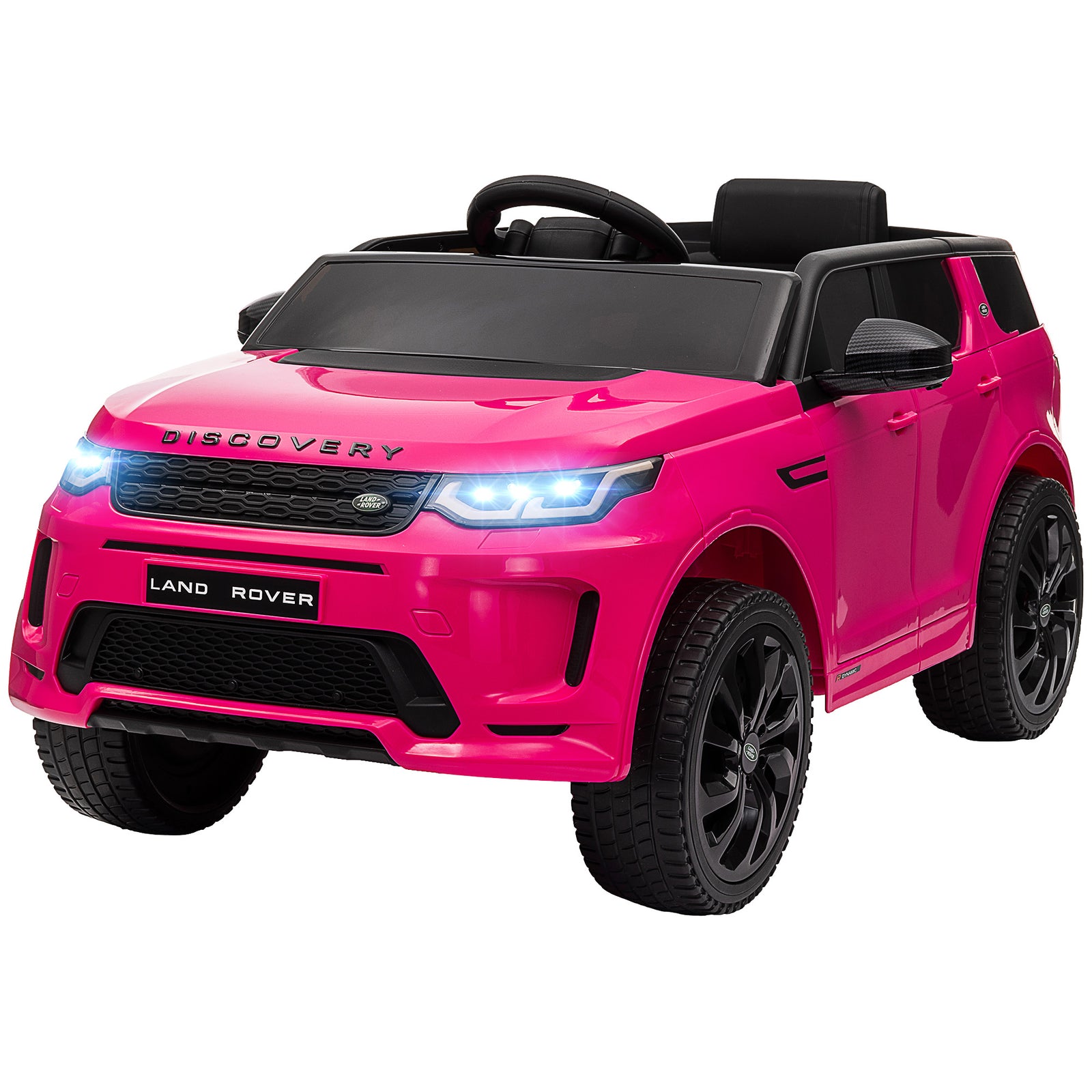 Land Rover Licensed Kids Electric Car W/ Remote Music | Pink