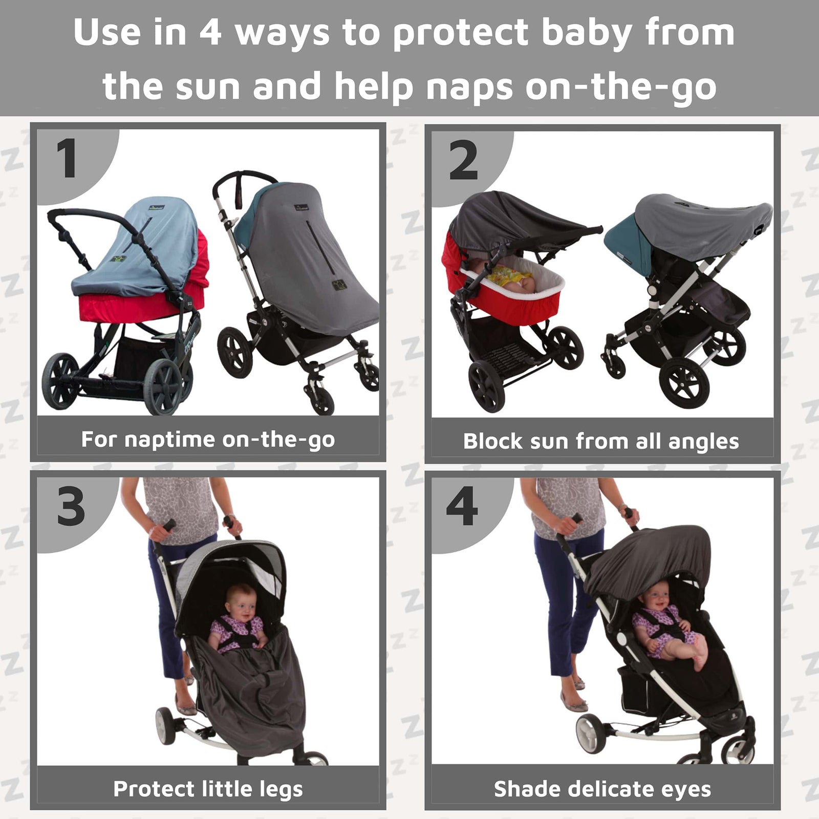Original  Deluxe Pram Or Stoller Shade