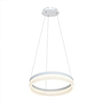 Ring 40cm Led Designer Pendant Lamp A Stunning Centrepiece Formed From A Hypnotic White Circular 24w(120w) Led Hoop