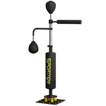 140-205cm Boxing Bag Freestanding Punching and Kicking Bag | Black