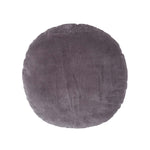 Luxury Velvet Round Cushion | 40cm x 40cm | Dark Grey