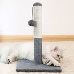 Cat Scratching Post With Hanging Ball For Indoor Cats