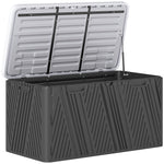 380l Garden Storage Box Waterproof Outdoor Storage Box Wood