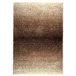 Blended Thick Shaggy Fluffy Deep Pile Living Room Rug | 60cm x 110cm | Brown