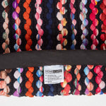 Handwoven Multi Coloured Recycled Chindi Folk Rug | 150cm | Multi Colour