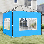 Outsunny Gazebo Side Panels For 3x3(m) Or 3x6m Gazebo Canopy, 2 Pack