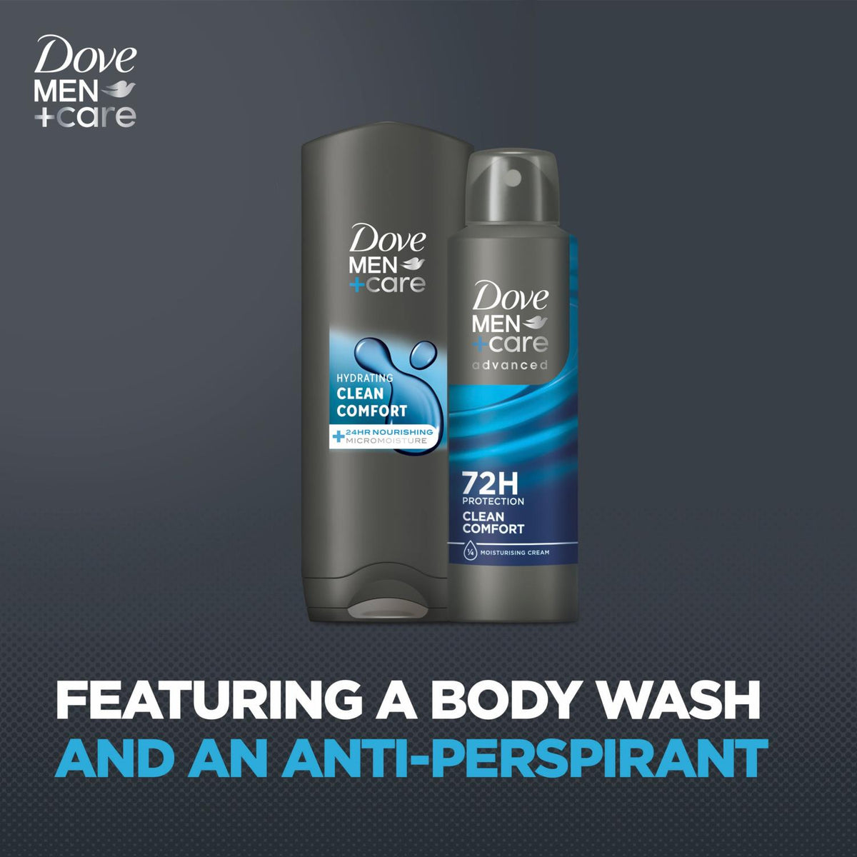 Cleanse And Care Duo Gift Set For Him, Body Wash And Deodorant | Set of 3