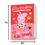 Peppa Pig Special Daughter' Valentine's Day Card Official Product