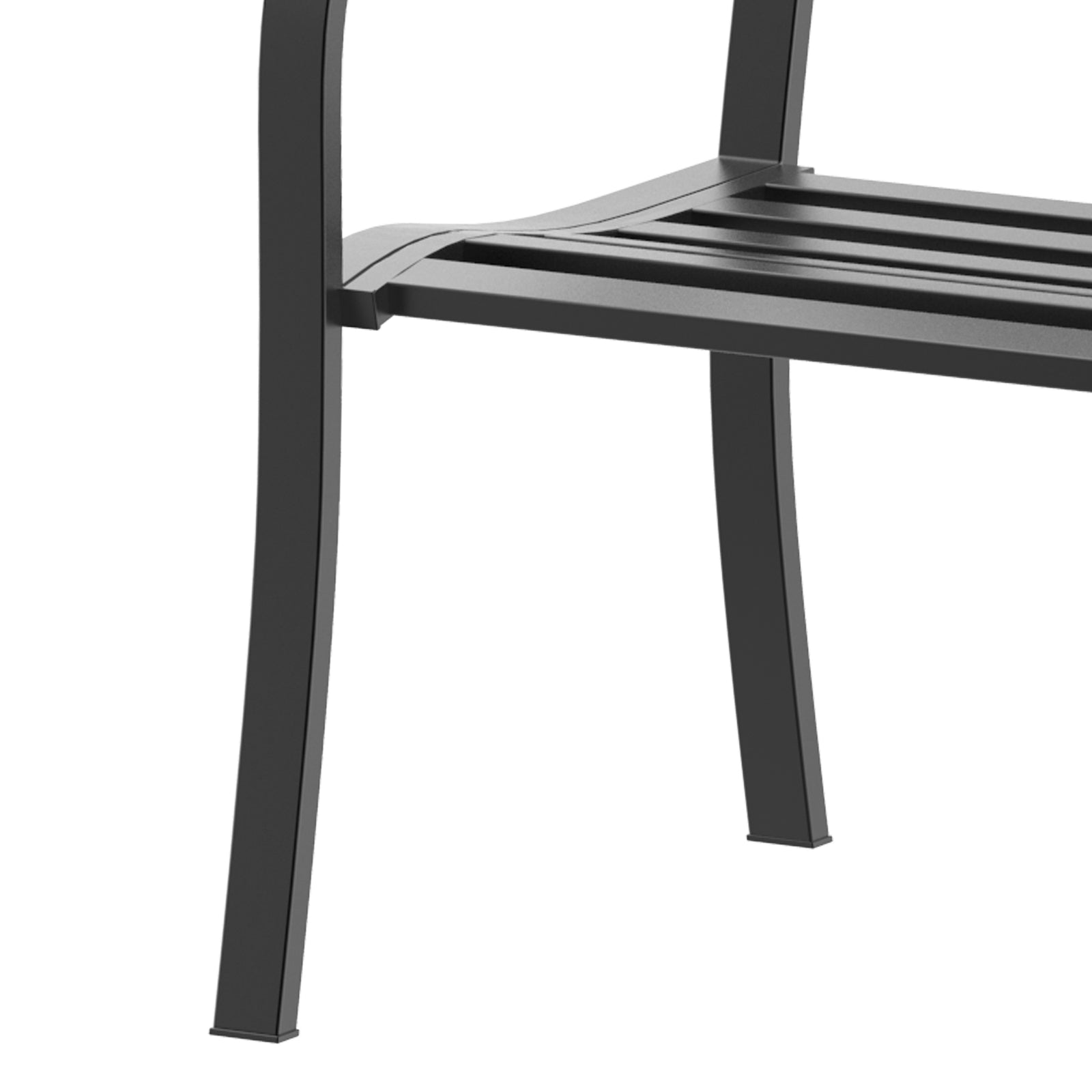 2 Seater Metal Bench Patio Garden Chair