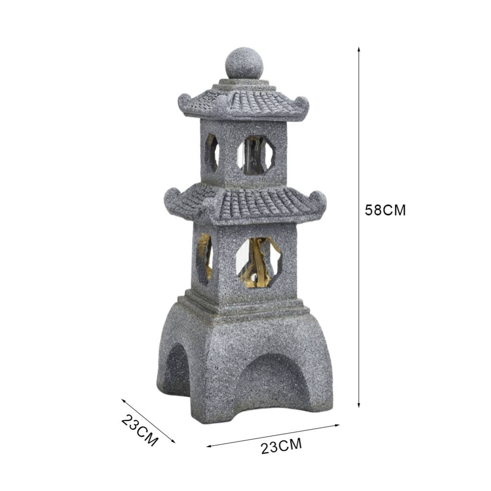 Pagoda Solar Garden Fountain