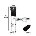 Safety Bed Rails Adjustable For Elderly Adult Seniors Assit Mobility Aid | Black