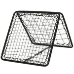 Double Sided Adjustable Angle Rebounder Soccer Net | Black