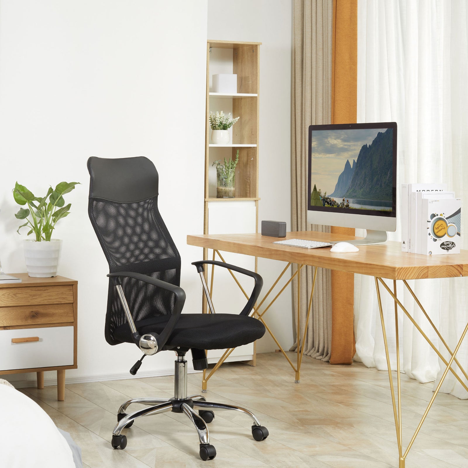 High Back Mesh Executive Office Chair | Black