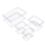 4pcs Transparent Refrigerator Bins Organizer Set