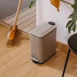 Bathroom Bin 5l, Slim Pedal, Removable Bucket White Essentials Collection