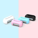 2-in-1 Finger Shaver Mini Razor Travel Portable Toothbrush Cover | White
