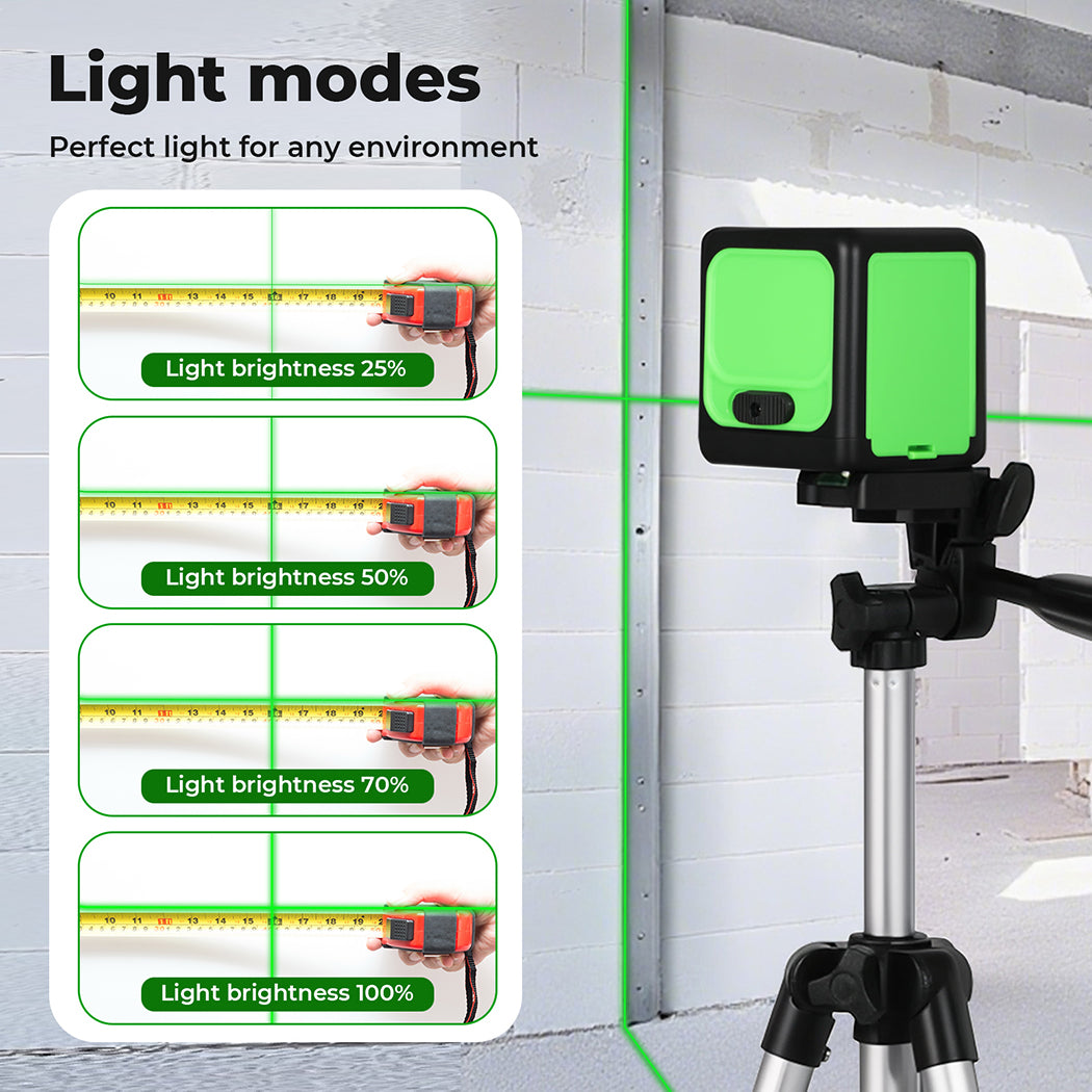 Green Laser Level 360° Self Leveling Ip54 Water Resist With Tripod | Green