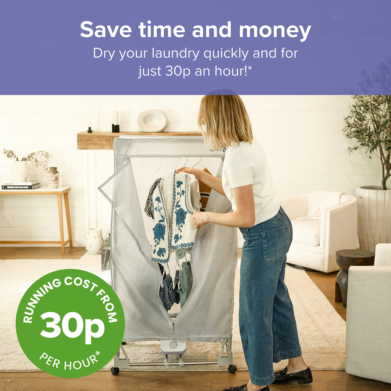 Dry Master System – Controlled Heated Airer with Insulated Cover