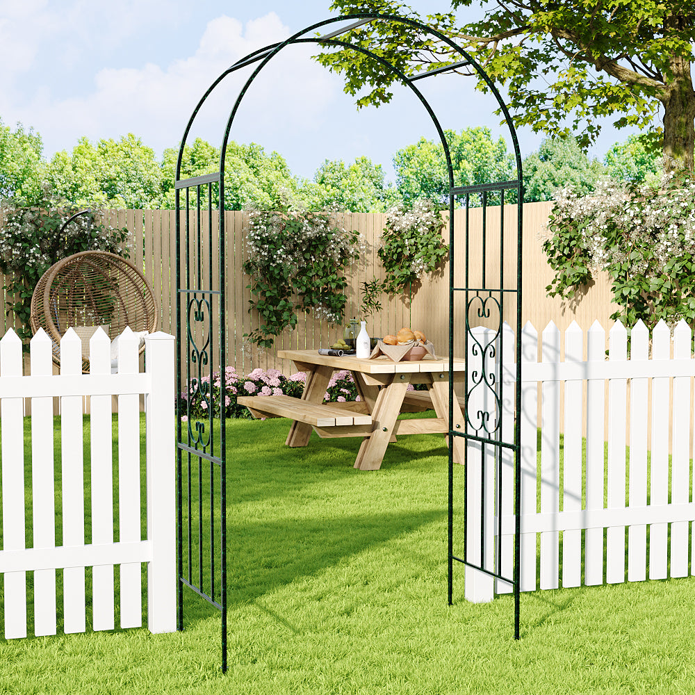 Black Garden Metal Arch